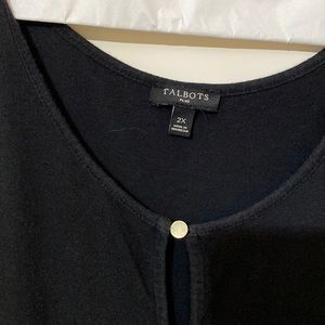 Talbots black maxi dress